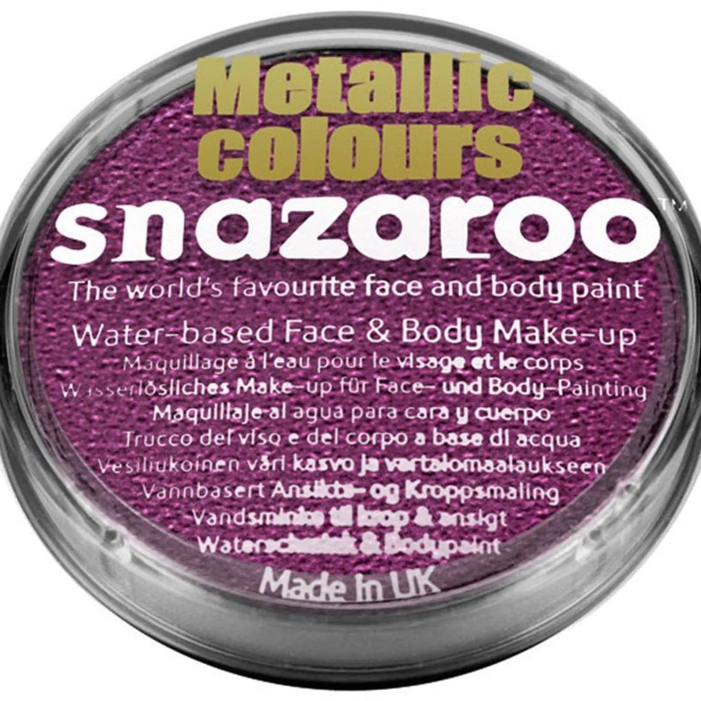 Snazaroo Electric Purple Face Paint - 18Ml<Party Delights