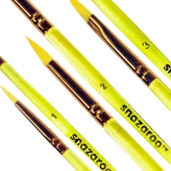 Snazaroo Face Paint Brush Set (3Pk)<Party Delights