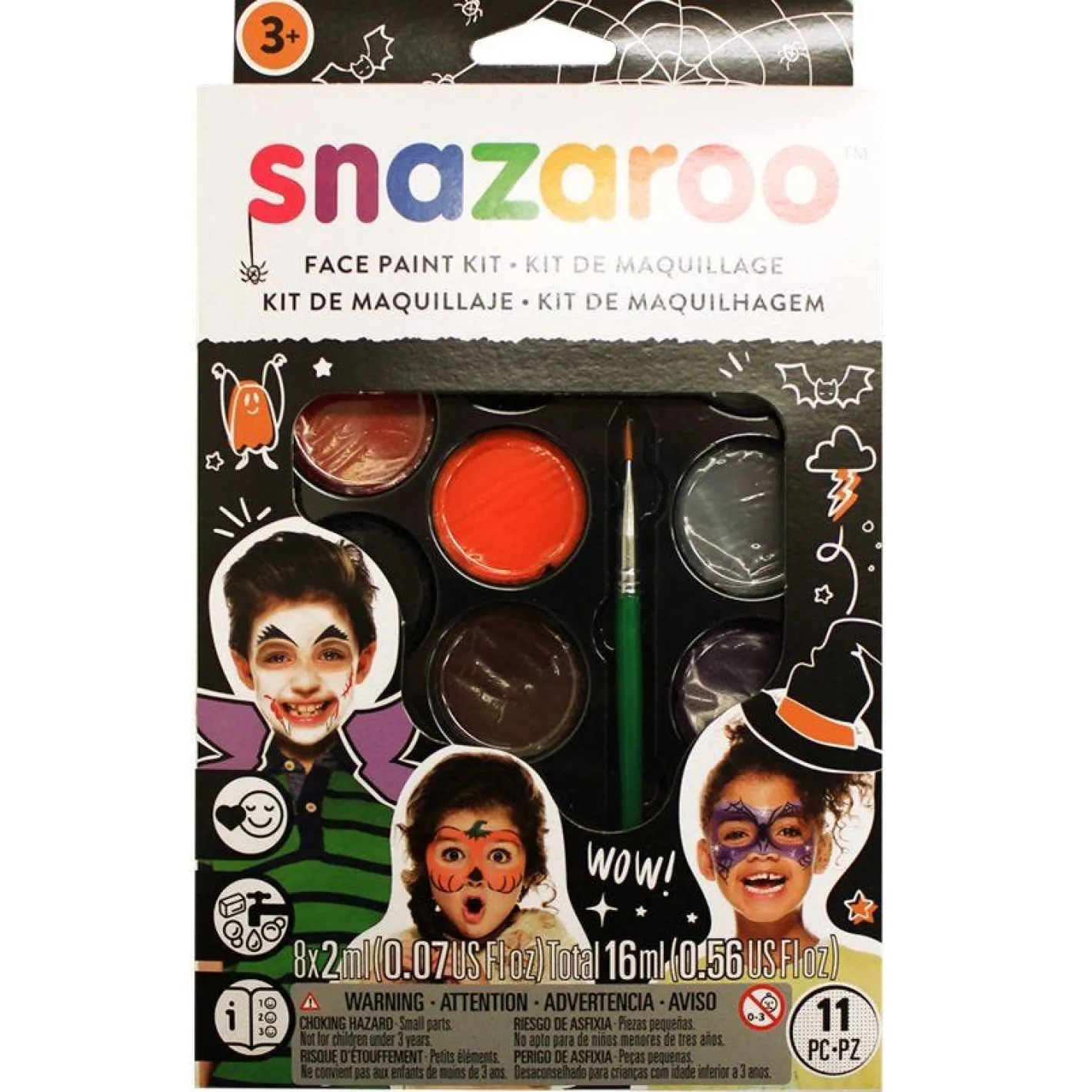 Party Delights Costume Accessories<Snazaroo Halloween Face Paint Kit - 50 Faces