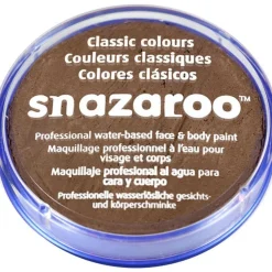 Snazaroo Light Brown Face Paint - 18Ml<Party Delights Hot