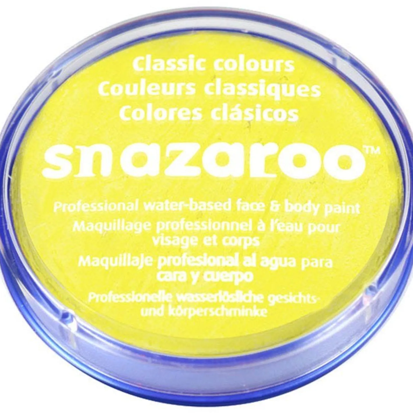 Snazaroo Pale Yellow Face Paint - 18Ml<Party Delights Online