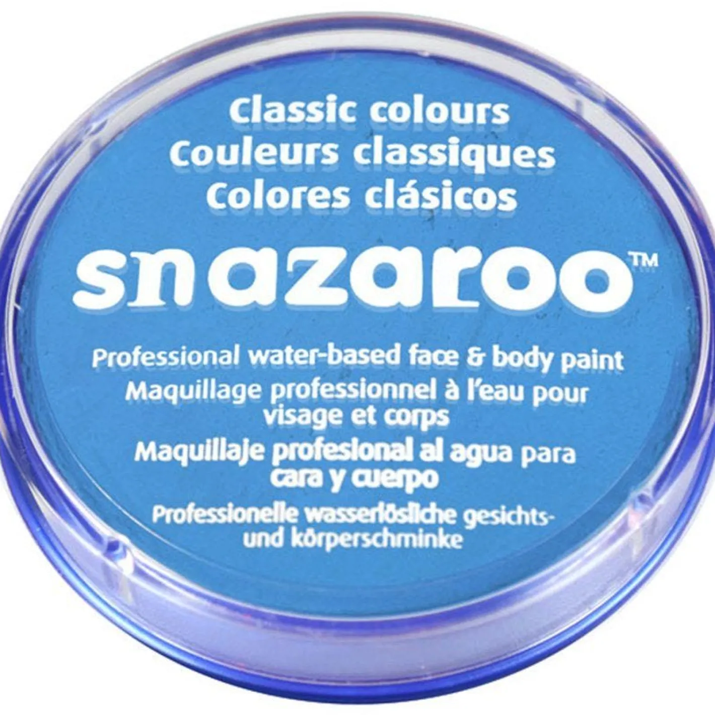 Snazaroo Sky Blue Face Paint - 18Ml<Party Delights Clearance