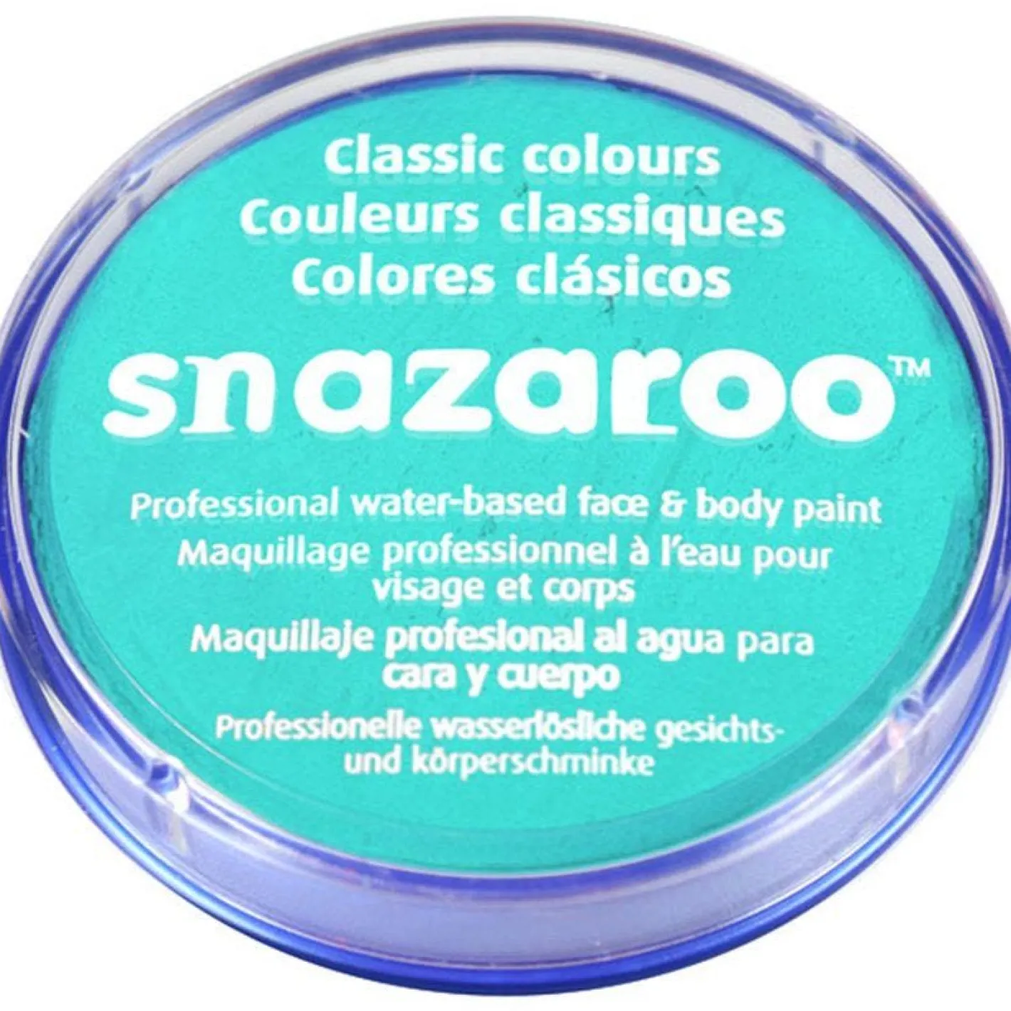 Snazaroo Turquoise Face Paint - 18Ml<Party Delights