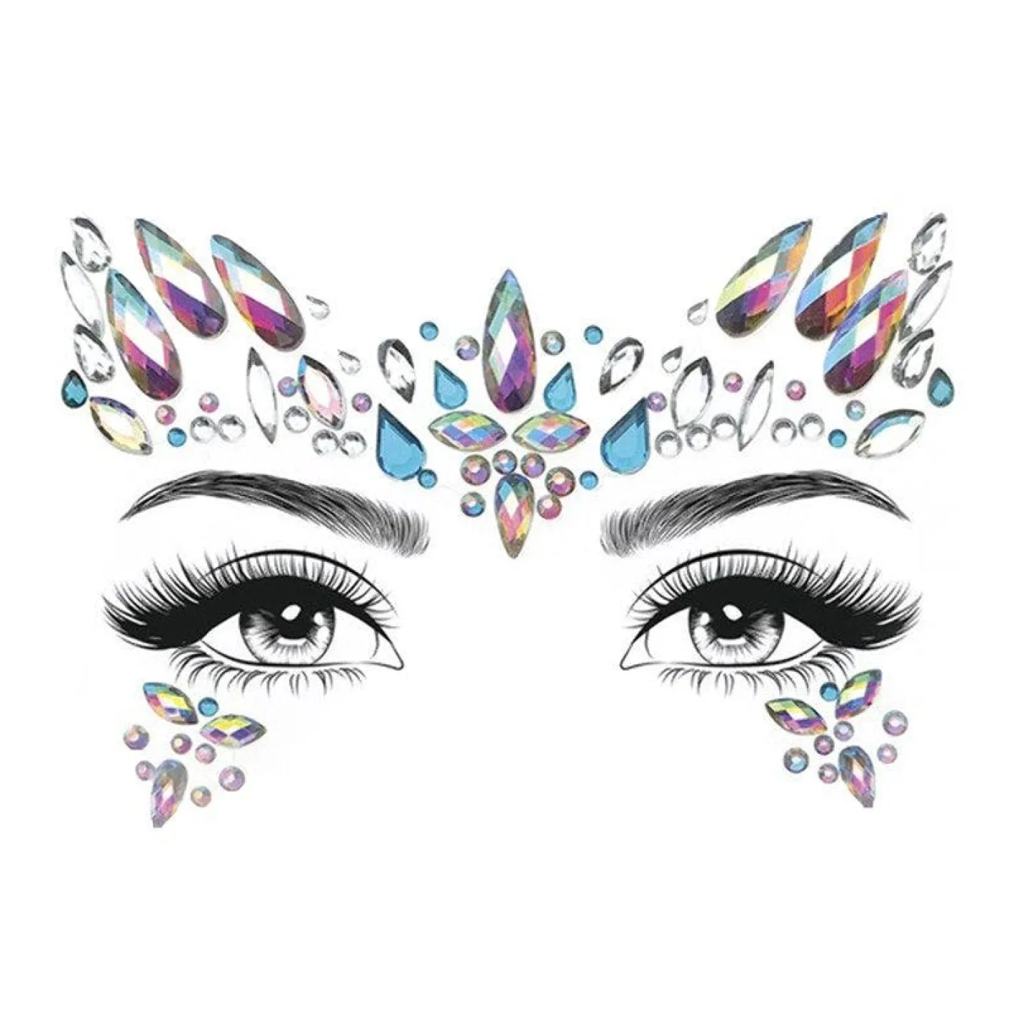 Snow Angel Face Gems<Party Delights New