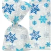 Party Delights Gift Wrapping<Snowflake Christmas Cello Bags - 30Cm (20Pk)