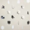 Snowflake Hanging String Decoration - 2.1M (6Pk)<Party Delights
