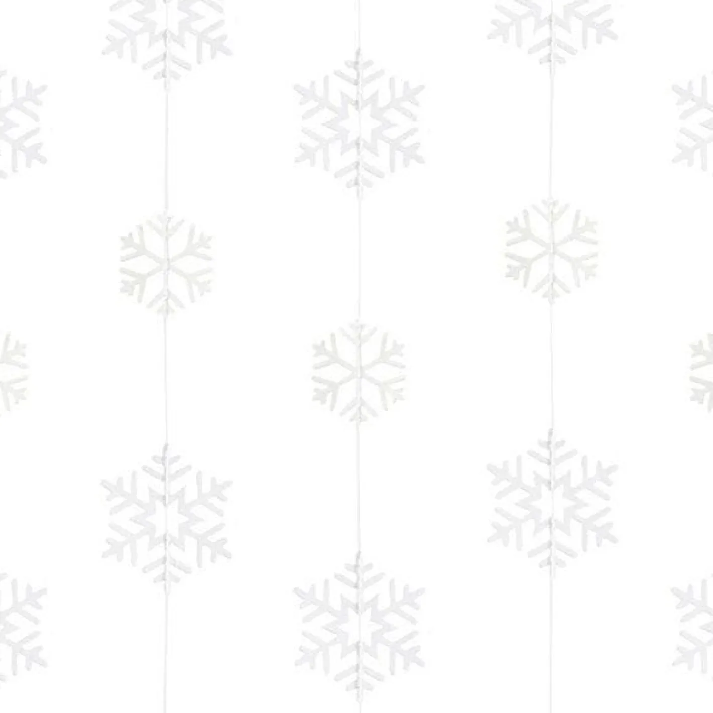 Party Delights Snowflake Decorations<Snowflake Paper Garland - 5M
