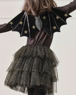 Party Delights Costume Accessories<Sparkle Black & Gold Tiered Tutu - 5-7 Years