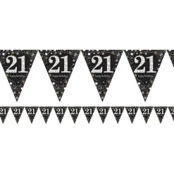 Sparkling Celebration 21St Foil Bunting - 4M<Party Delights Discount
