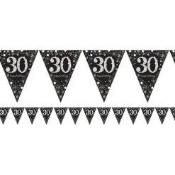 Sparkling Celebration 30Th Foil Bunting - 4M<Party Delights Online