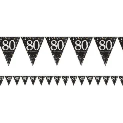 Sparkling Celebration 80Th Foil Bunting - 4M<Party Delights