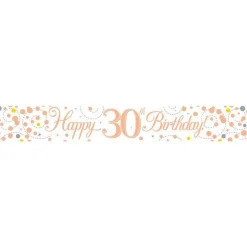 Sparkling Fizz 'Happy 30Th Birthday' Banner - 2.7M<Party Delights Best