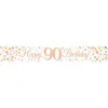 Sparkling Fizz 'Happy 90Th Birthday' Banner - 2.7M<Party Delights Hot