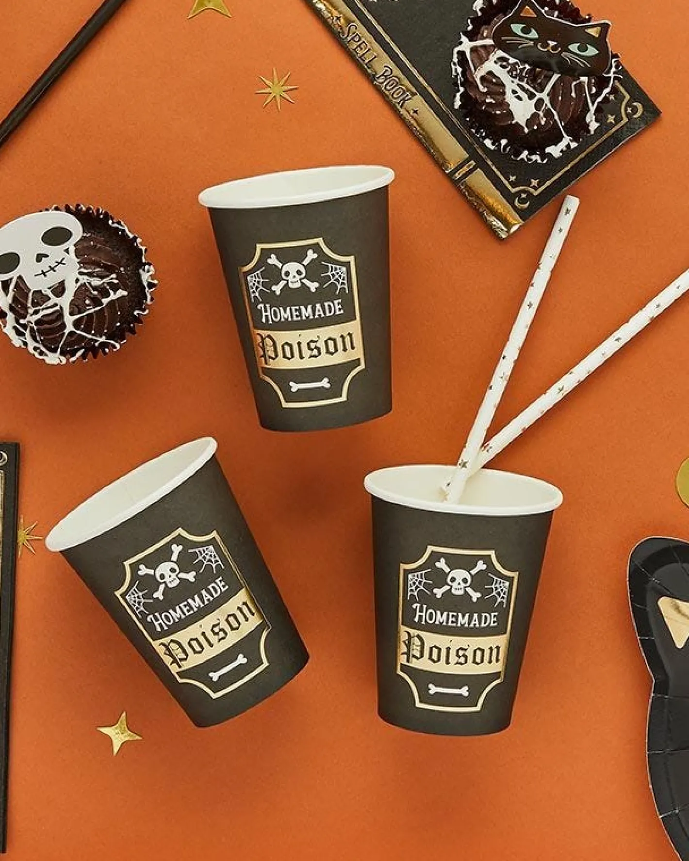 Party Delights Tableware<Spell Yeah! Paper Cups (8Pk)