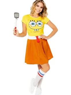 Party Delights Couples' Costumes<Spongebob Dress - Adult Costume