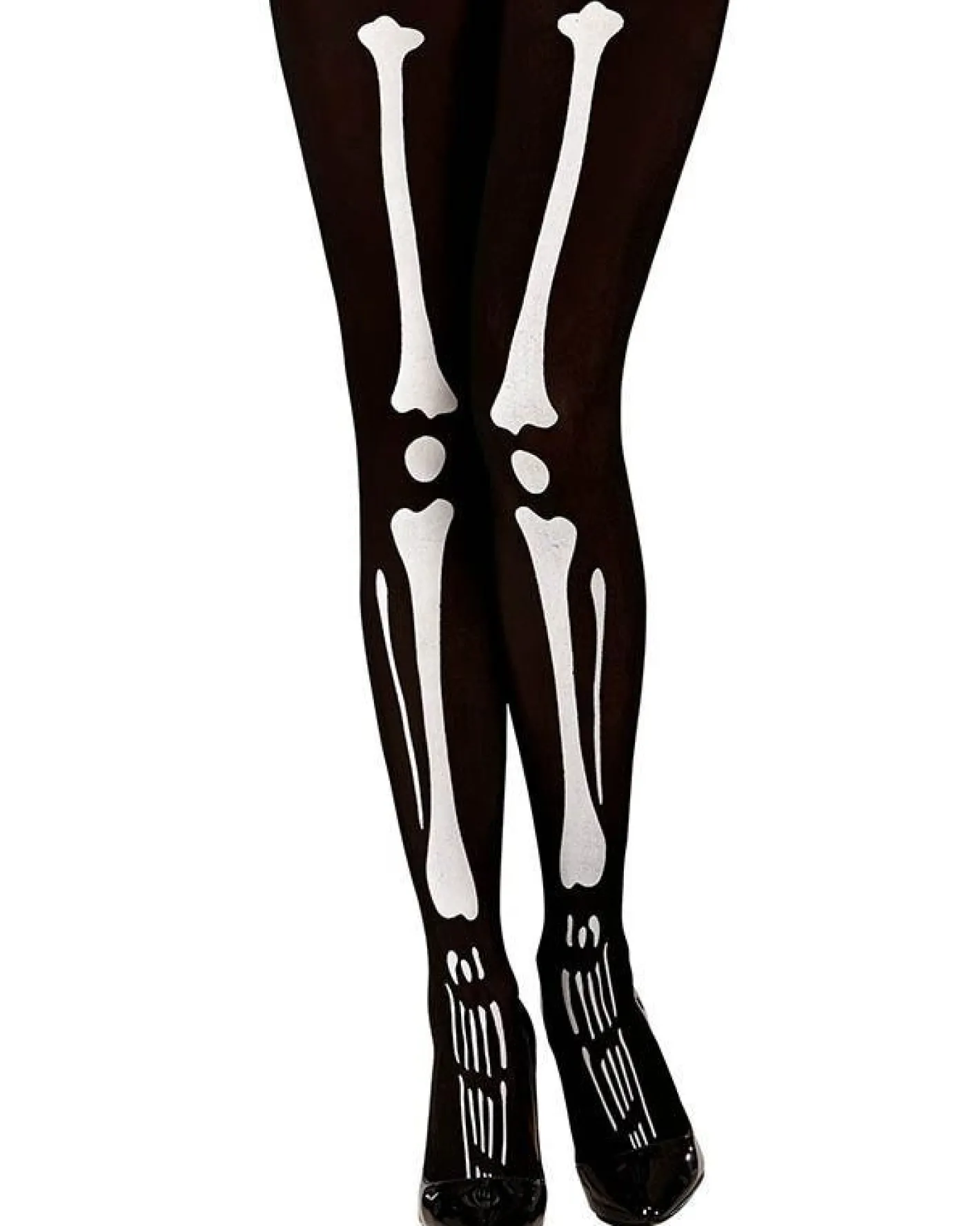 Women's Party Delights Women's<Spooky Skeleton Tights - Adult Plus Size