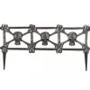 Party Delights Props<Spooky Skull Plastic Fencing - 58Cm X 29Cm