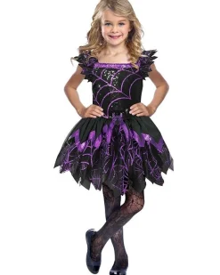 Kids' Party Delights Kids'<Spooky Spiders Witch - Childs Costume