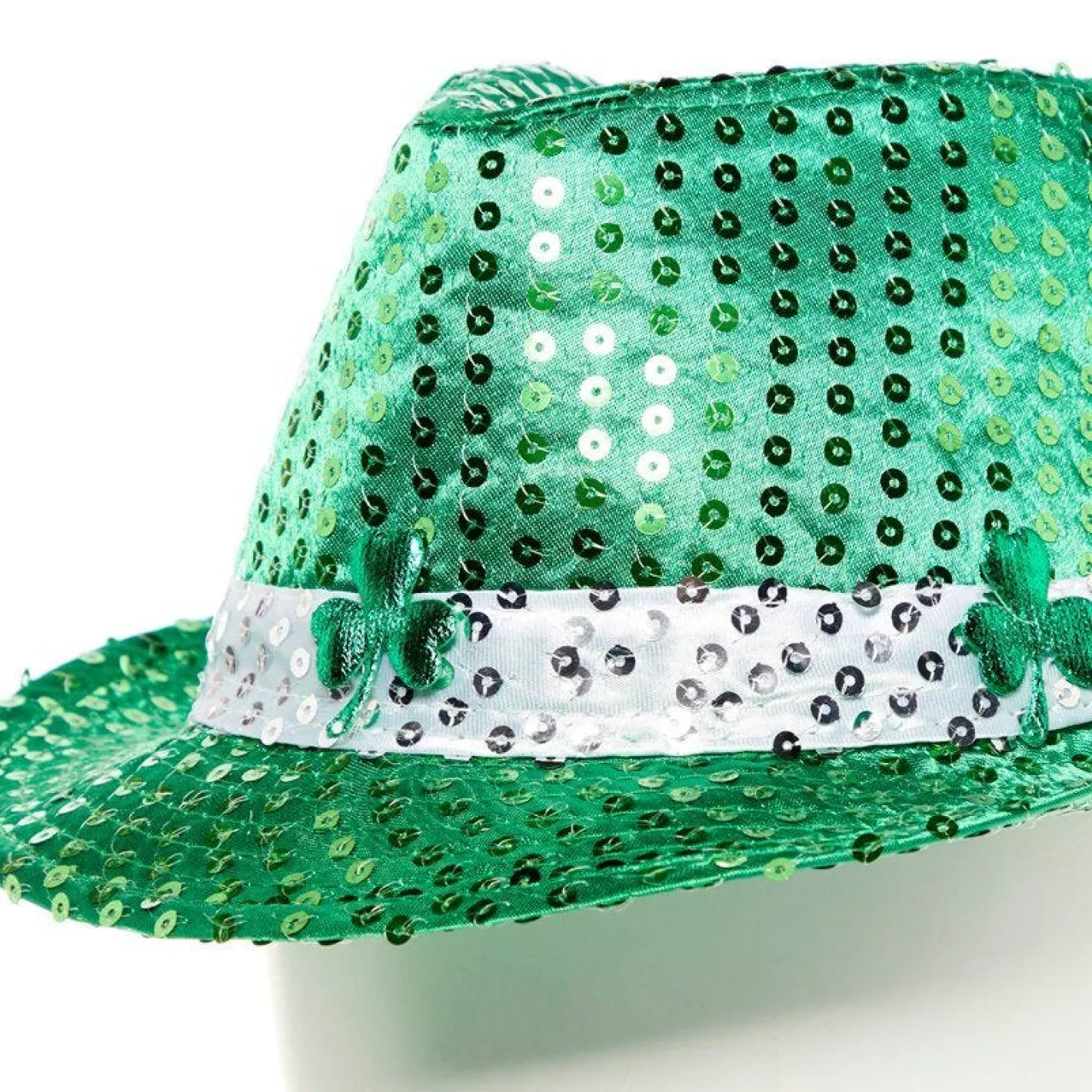 St Patrick's Day Sequin Fedora Hat<Party Delights Hot