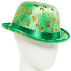 St Patrick's Day Shamrock Bowler Hat<Party Delights Best