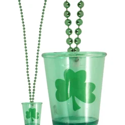 St Patrick's Day Shot Glass Necklace<Party Delights Sale