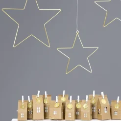 Party Delights Hanging Decorations<Star Metal Hanging Decorations (2Pk)