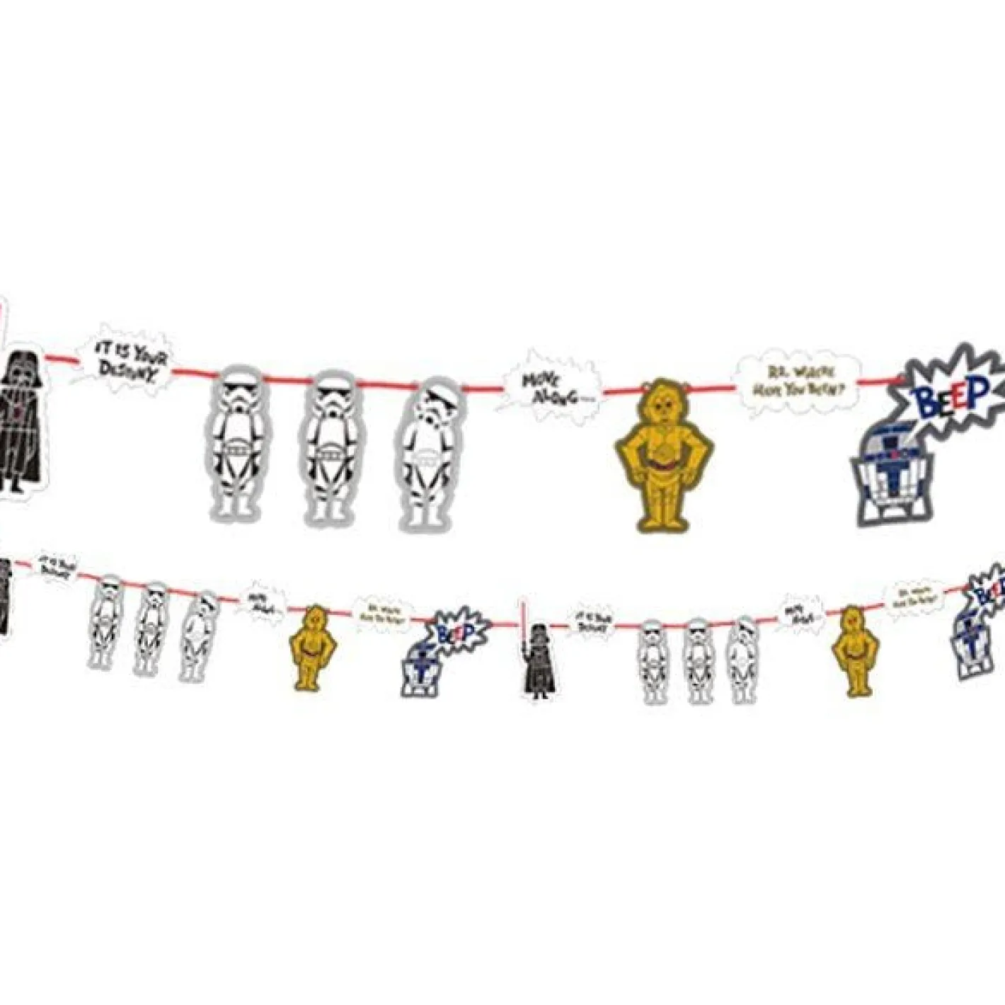 Star Wars Paper Banner - 2M<Party Delights Hot