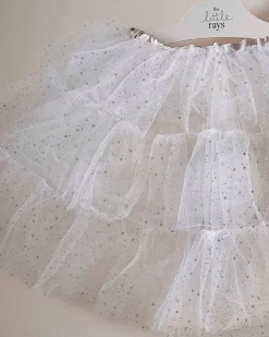 Party Delights Costume Accessories<Starlight Silver & White Tutu -3-5 Years