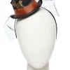 Party Delights Costume Accessories<Steampunk Gear Mini Top Hat