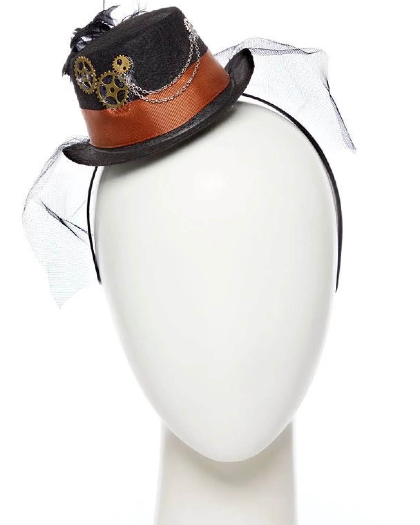 Party Delights Costume Accessories<Steampunk Gear Mini Top Hat