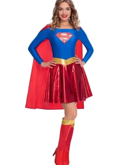 Women's Party Delights Women's<Supergirl - Adult Costume