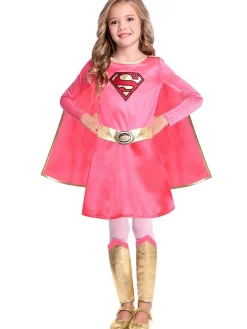 Kids' Party Delights Kids'<Supergirl Pink - Child Costume