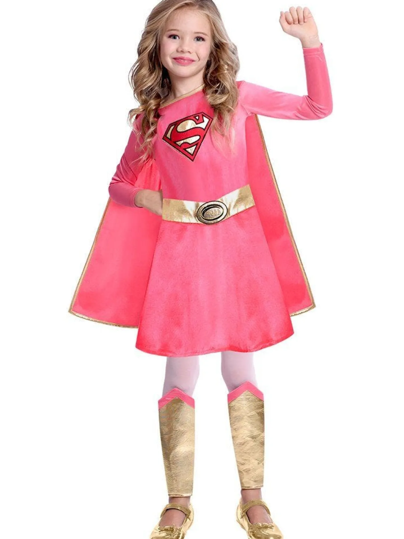 Kids' Party Delights Kids'<Supergirl Pink - Child Costume