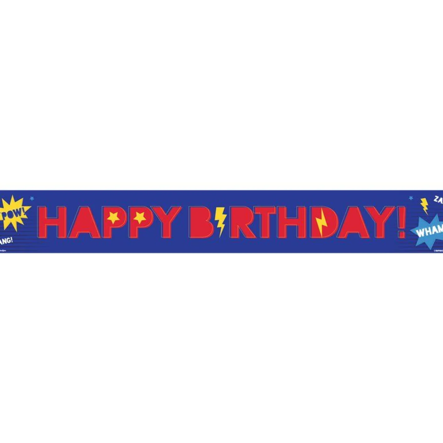 Superhero Paper Birthday Banners (3Pk)<Party Delights Online