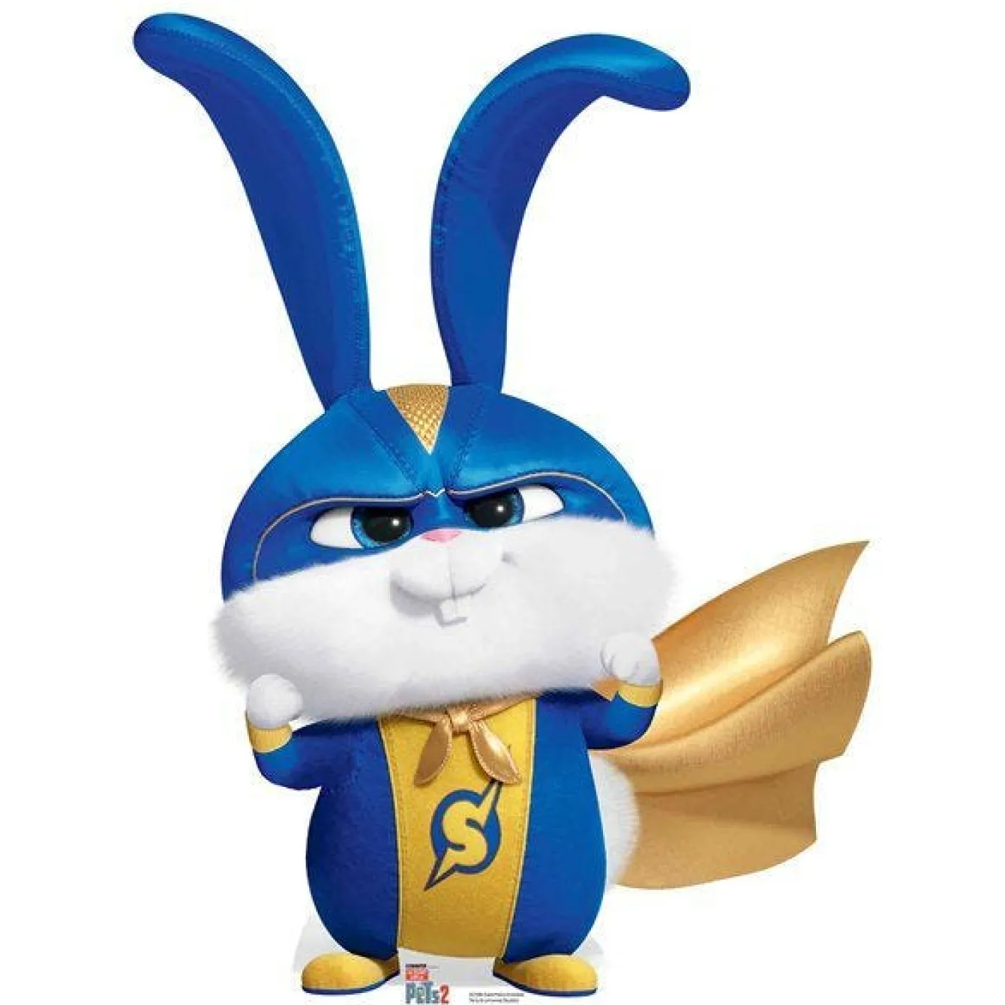 Superhero Rabbit Secret Life Of Pets Cardboard Cutout - 90Cm X 71Cm<Party Delights Online