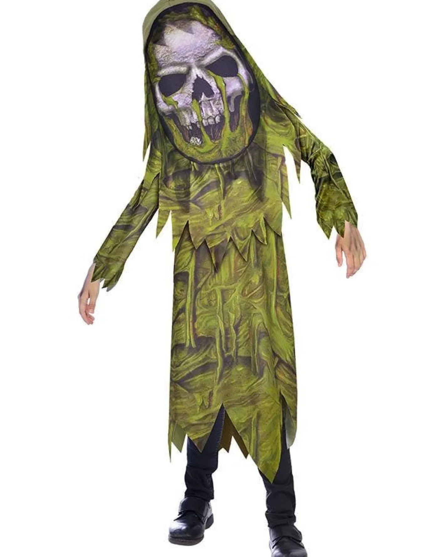 Kids' Party Delights Kids'<Swamp Zombie Big Head - Child Costume