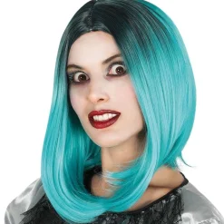 Party Delights Costume Accessories<Teal Ombre Wig