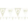 50Th Golden Wedding Anniversary Flag Bunting - 3.7M<Party Delights Sale