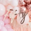 50Th Rose Gold Happy Birthday Banner Bunting<Party Delights Best