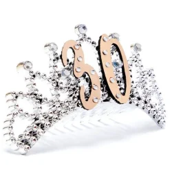 30Th Rose Gold Tiara (Tiaras)<Party Delights Best