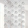 25Th Silver Sparkling Wedding Anniversary String Decoration (6Pk)<Party Delights Online