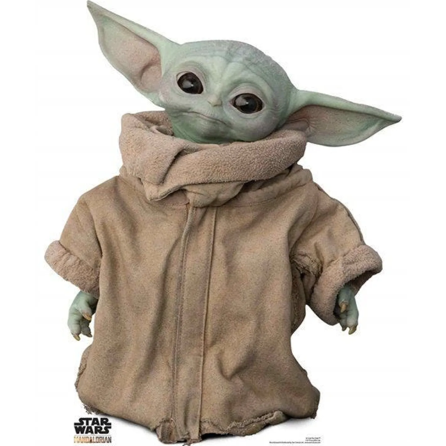 The Child Baby Yoda - The Mandalorian Cardboard Cutout - 95Cm X 76Cm<Party Delights Best