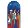 Three Kings With Gifts Cardboard Cutout - 194Cm X 92Cm<Party Delights New
