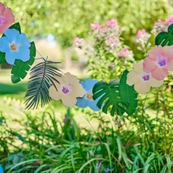 Tiki Tropics Paper Palms Garland<Party Delights New
