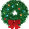 Party Delights Wreaths & Garlands<Tinsel Wreath With Bow - 15Cm