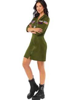 Party Delights Couples' Costumes<Top Gun Dress - Adult Costume