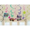 Totally 80S Hanging Swirls Decoration (12Pk)<Party Delights Sale