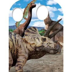 Triceratops Dinosaur Stand-In Cardboard Photo Prop - 131Cm X 95Cm<Party Delights New