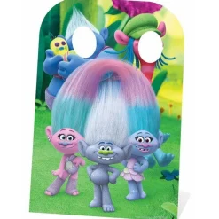 Trolls Stand-In Stand-In Cardboard Photo Prop - 136Cm X 94Cm<Party Delights New