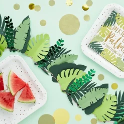Tropical Leaf Paper Garland - 2M<Party Delights Online